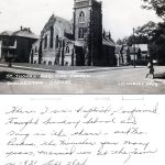 Where I was baptised, confirmed, taught Sunday School, and sang in the choir - and Mr Purdue, the Minister for many years, married us at the farm in 1921, September 28th - Mary Marchington (Wilson)